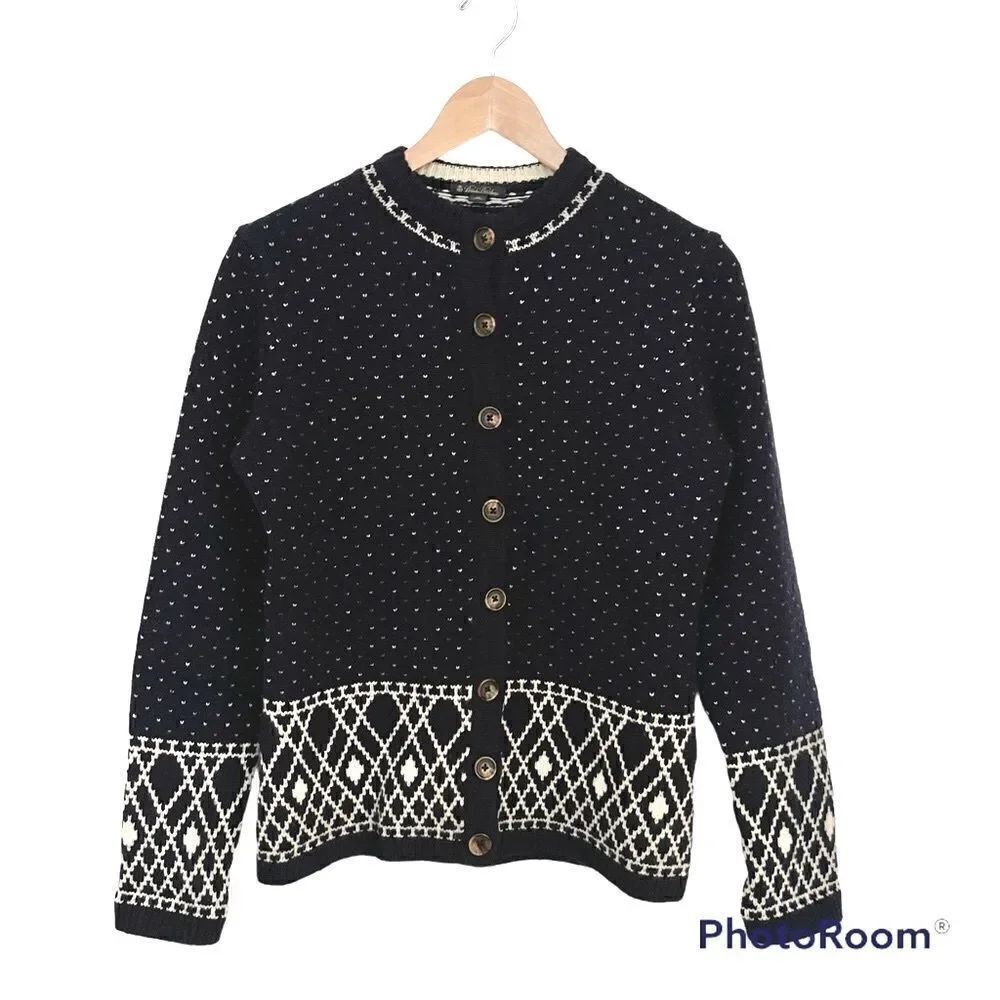 Brooks Brothers Traditional Lambswool Cardigan.